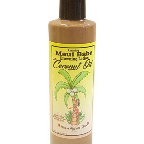Maui Babe Browning Lotion with Coconut Oil 8oz (236ml)