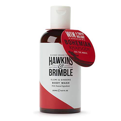 H&B Mens Body Wash 250ml / 8.5 fl oz. - Hydrating Naturally Fragranced Bodywash