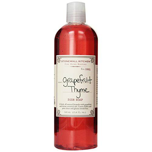 Stonewall Kitchen Grapefruit Thyme Dish Soap, 17.6 oz