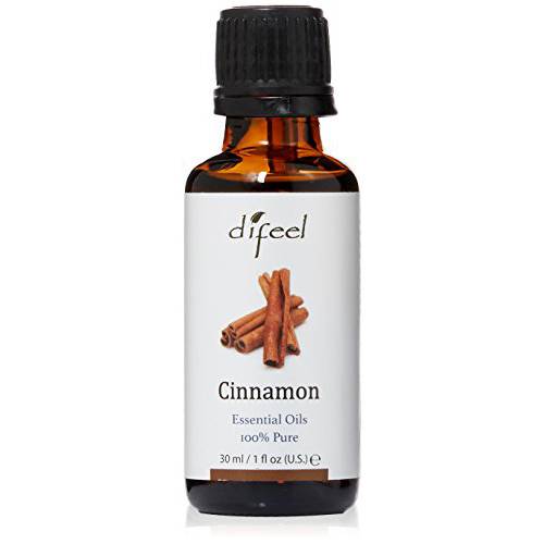 Difeel Essential Oils 100% Pure Cinnamon Oil 1 ounce