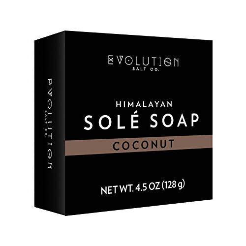 Evolution Salt Coconut Bath Sole Soap, 4.5 Oz