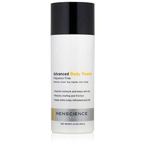 MenScience Androceuticals Advanced Body Powder, 3.4 oz