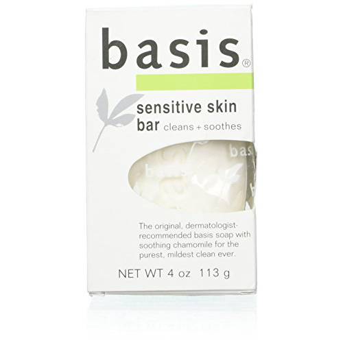 Basis Sens Skin Bar Size 4z Basis Sensitive Skin Bar, Cleans & Soothes