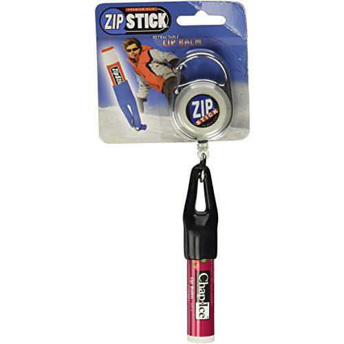 Clip-On Retractable ZIP Stick - Black (Extends 32 Inches) Fits all Standard Stick-Type Lip Balms and Lip Gloss