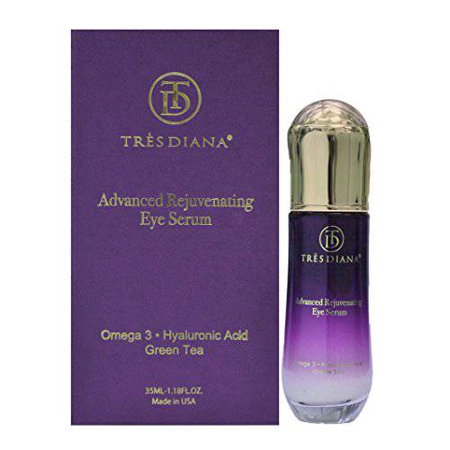 TRÈSDIANA Advanced Rejuvinating Eye Serum to treat Puffiness, Dark Circles, Sagging, Anti-Aging, Fine Lines and Wrinkles, Hydration for Men and Women