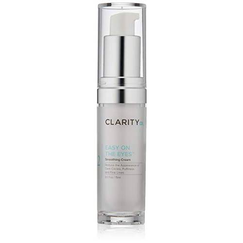 ClarityRx Easy On The Eyes Smoothing Eye Cream, Natural Plant-Based Anti-Aging Under-Eye Treatment with Hyaluronic Acid, Minimizes Dark Circles, Puffiness, Fine Lines & Wrinkles (0.5 oz)