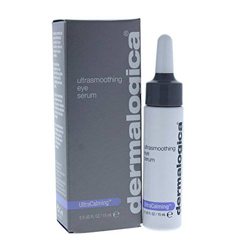 Dermalogica Ultrasmoothing Eye Serum (0.5 Fl Oz) Anti-Aging Eye Serum with Hyaluronic Acid - Smoothes Fine Lines & Reduces Puffiness To Firm Eye Area
