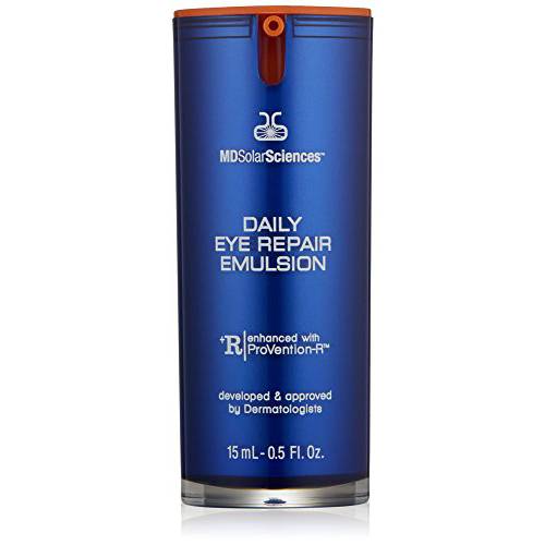 MDSolarSciences Daily Eye Repair Emulsion Collagen Peptides + Antioxidants Help Repair Soothe and Restore Skin’s Firmness Elasticity, 0.5 Fl Oz (Pack of 1)
