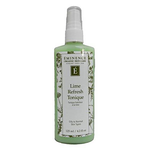 Eminence Organic Skincare Lime Refresh Tonique, Green, 4.2 Fl Oz