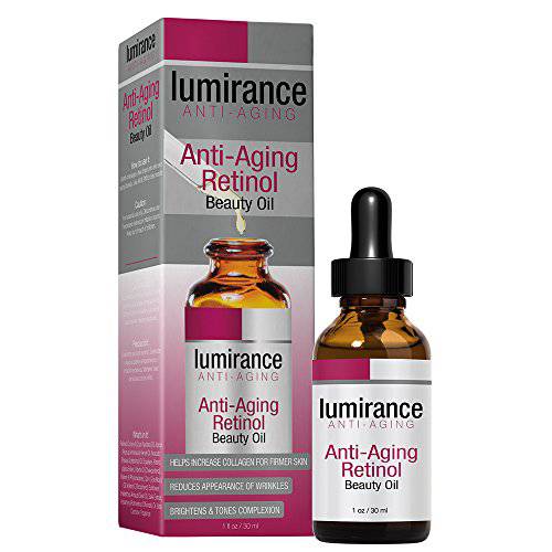 Lumirance Anti-Aging Retinol Beauty Oil for Face with Natural Vitamin D Increase Collagen for Firmer Skin, Reduce Wrinkles, Brightens & Tones Complexion, Fight Toxins for Skin Types 30ml/1 fl oz