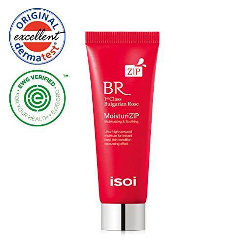 isoi - Bulgarian Rose MoisturiZIP 30g - Natural moisturizer, All day hydration for very dry and sensitive skin, natural cream and balm