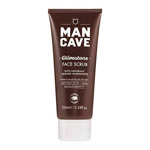 ManCave natural olivestone face Scrub, 3.84 Oz