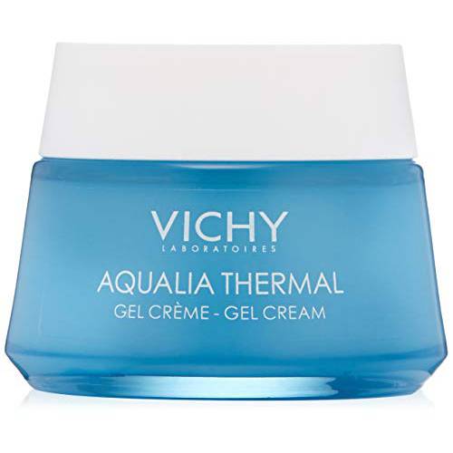 Vichy Aqualia Thermal Rich Face Cream Moisturizer for Dry and Extra-Dry Skin, Facial Moisturizer with Hydrating Natural Origin Hyaluronic Acid, Paraben-Free