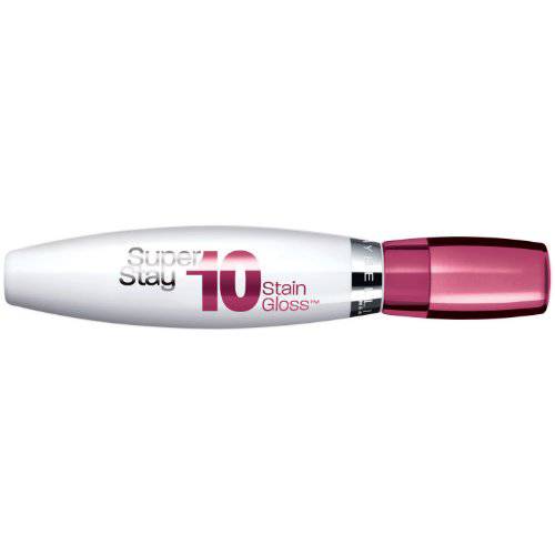 Maybelline New York Superstay 10 hour Stain Gloss, Pink Plush, 0.35 Fluid Ounce