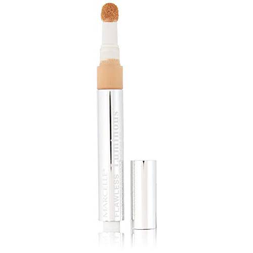 Marcelle Flawless Luminous Light-Infused Concealer, Medium to Dark, Hypoallergenic and Fragrance-Free, 0.1 fl oz