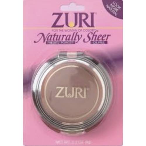 Zuri Naturally Sheer Pressed Powder - Soft Brown