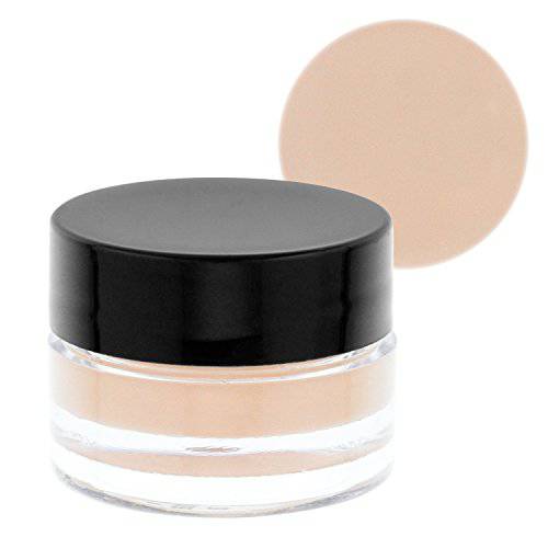 Belloccio High Definition Fair Shade Makeup Concealer 5 gram Jar - Conceal Imperfections, Hide Blemishes, Dark Under Eye Circles, Cosmetic Cream - Use Under Airbrush Foundation