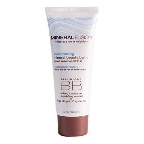 Mineral Fusion All In One Mineral Beauty Balm Illuminating SPF 9, 2 Ounce