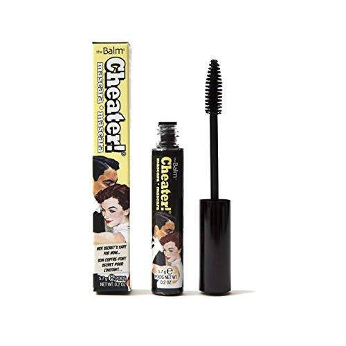 The Balm Cheater Volumizing Mascara, Black, Non-Clumping & Buildable, 0.2 Ounce (Pack of 1)