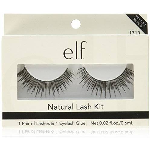 e.l.f, Natural Lash Kit, Lightweight, Reuseable, Achieves Natural, Full-Looking Lashes, Includes 2 Pieces and Contour Tray