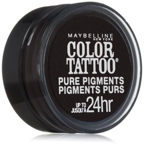 Maybelline New York Eye Studio Color Tattoo Pure Pigments, Black Mystery, 0.05 Ounce
