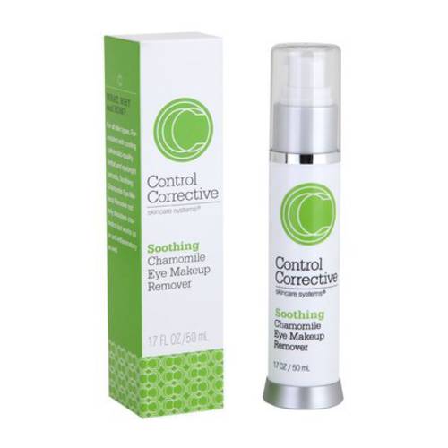 Control Corrective Chamomile Eye Makeup Remover | Safe for Lash Extensions | Includes Eyebright Extracts to Soothe Eye Irritation | Oil Free with Botanicals | 1.7 oz