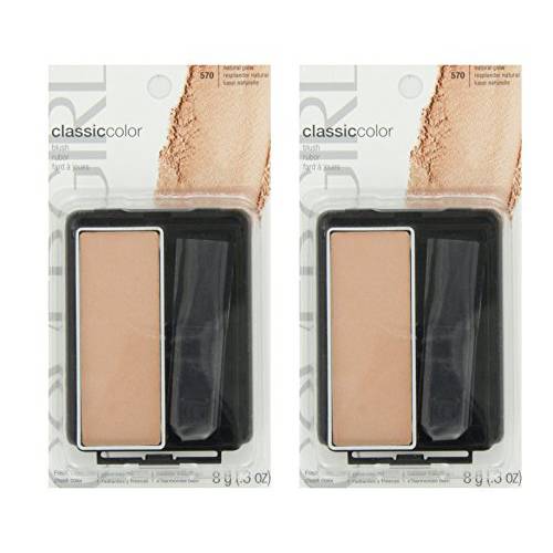 CoverGirl Classic Color Blush, Natural Glow [570], 0.3 oz (Pack of 2)