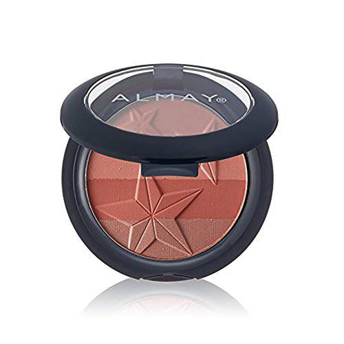 Blush Palette by Almay, Face Makeup, High Pigment Powder, Smart Shade Blush, Hypoallergenic, 030 Coral, 0.32 Oz