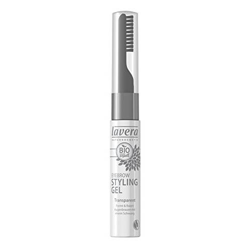 Lavera Natural Style & Care Gel (For Brows and Lashes) - Natural Shine With Nourishing and Protection, Organic, Vegan (9ml/0.3oz)