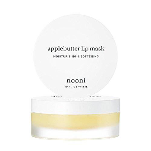 NOONI Lip Mask - Applebutter | Moisturize, Nourish, Cracked Lip Repair, Overnight with Shea Butter 0.42 Oz