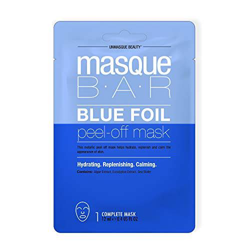 Masque Bar Blue Foil Peel Off Mask,6 Count(Pack of 1)