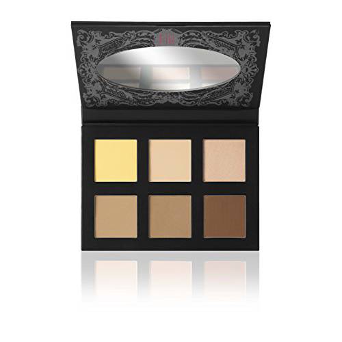 Frankie Rose Cosmetics Pro Contour Palette - Long-Wearing, Matte Finish Highlight Shades With Complementary Contour, Color Correctors & Shimmer Highlight Tones For All Skin Types