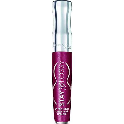 Rimmel Stay Glossy 6 Hour Lipgloss, Timeless Allure, 0.18 Fluid Ounce