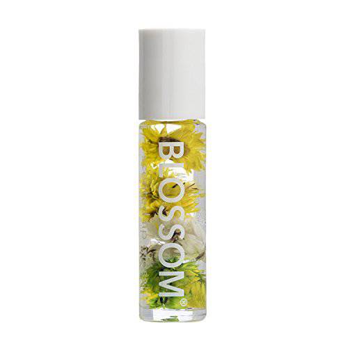 Blossom Scented Roll on Lip Gloss, Infused with Real Flowers, Made in USA, 0.20 fl. oz./5.9ml, Passion Fruit (Cap Color May Vary)