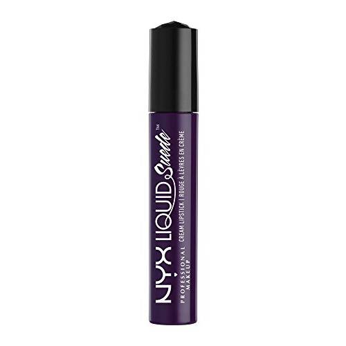 NYX PROFESSIONAL MAKEUP Liquid Suede Cream Lipstick - Oh Put it On (Deep Dark Purple)