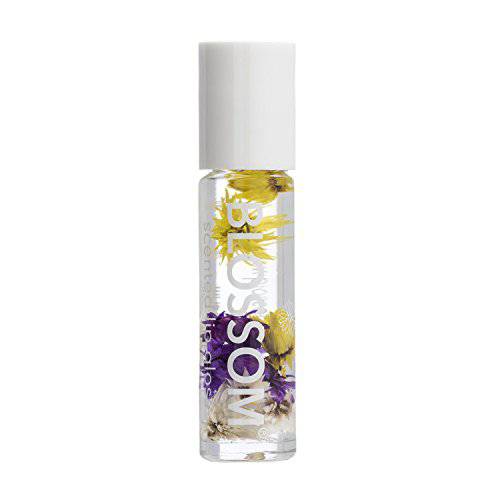 Blossom Scented Roll on Lip Gloss, Infused with Real Flowers, Made in USA, 0.20 fl. oz./5.9ml, Vanilla Bean (Cap Color May Vary)