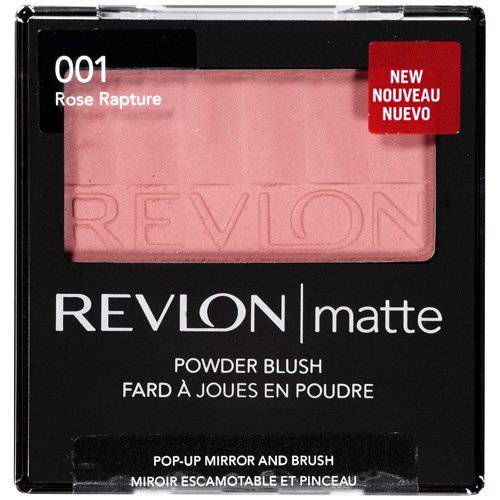 Rose Rapture 001 by Revlon for Women Powder Blush 0.18 oz. New in Box