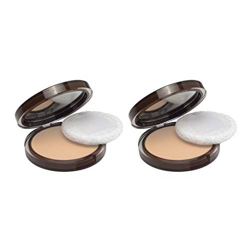 CoverGirl Clean Pressed Powder Compact, Classic Ivory 110 - Pack of 2