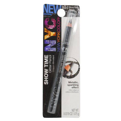 N.Y.C. SHOW TIME GLITTER PENCIL 944 SHOW TIME BLACK