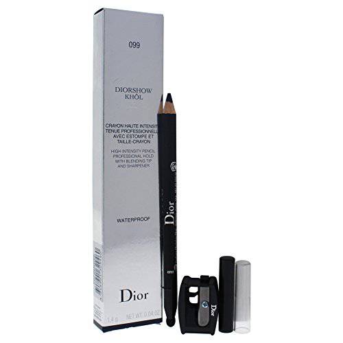 Dior Diorshow High Intensity Waterproof Pencil 099 Black Khol, 0.04 Ounce