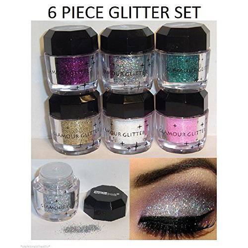 Cosmetics Eye shadow Color Makeup Pro Glitter Eyeshadow Palette 6 Colors