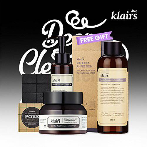 DearKlairs] Deep Cleansing Package, 5 products in a set, Deep cleansing without irritation, Suitable for sensitive skin