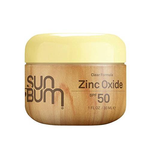 Sun Bum Original SPF 50 Clear Sunscreen with Zinc | Vegan and Reef Friendly (Octinoxate & Oxybenzone Free) Broad Spectrum Moisturizing UVA/UVB Sunscreen with Vitamin E | 1 Fl Oz