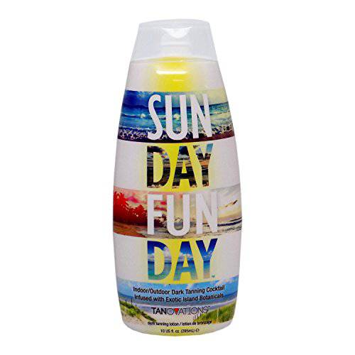 Tanovations SUN DAY FUN DAY Indoor/Outdoor Tanning Cocktail - 10 oz.