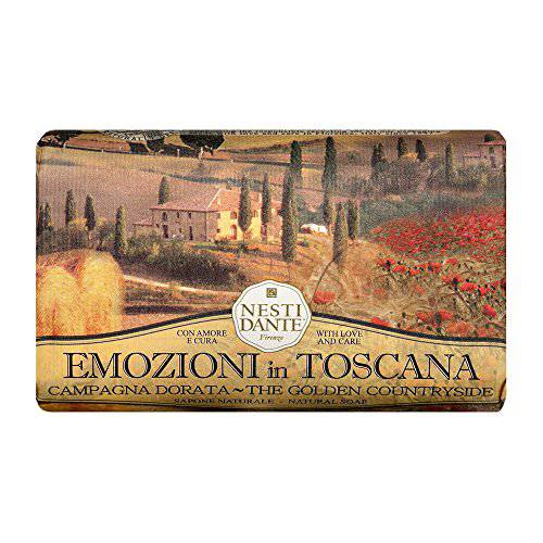 Nesti Dante Nesti dante emozioni in toscana natural soap - the golden countryside, 8.8oz, 8.8 Ounce