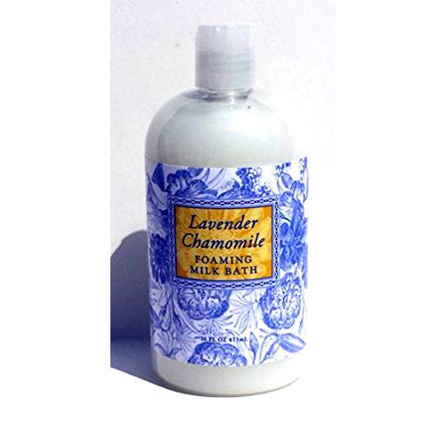 Greenwich Bay Lavender Chamomile, Foaming Milk Bath With Buttermilk, Shea Butter and Cocoa Butter 16 ounce