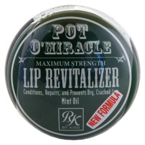 Ruby Kisses Pot O’ Miracle Maximum Strength Lip Revitalizer Lip Balm (Mint-6 Pack)