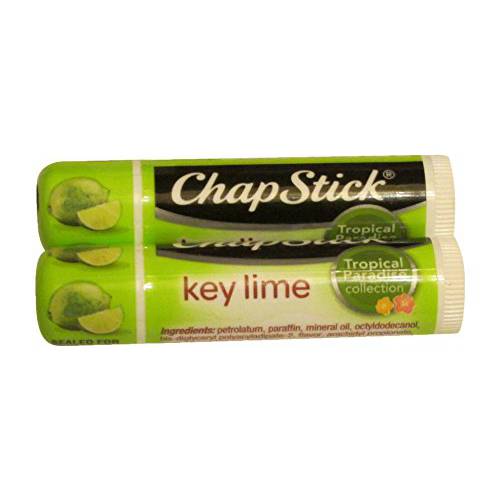 Chapstick Brand Lip Balm Key Lime Tropical Paradise (Pack of 2)