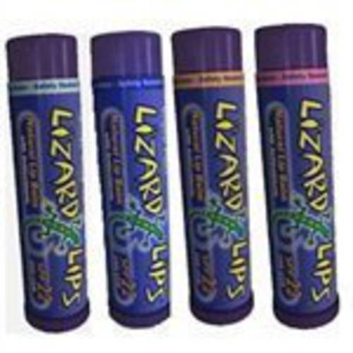 Lizard Lips SPF 22 Lip Balm - 4 Flavor Variety 4 Pack