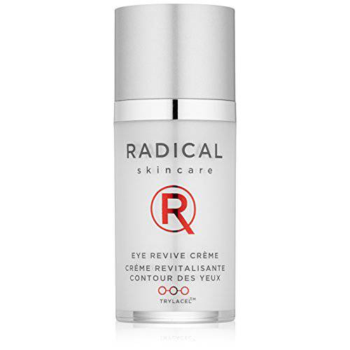 Radical Skincare Eye Revive Creme, 0.5 Fl Oz - 4-in-1 Anti-Aging Solution Combats Wrinkles, Dark Circles, Puffiness, and Fine Lines | For All Skin Types Including Sensitive Skin | Paraben Free | Clinically Proven Results